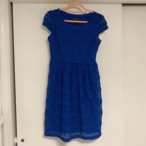 Enfocus Studio Royal Blue Lace Dress, size 4